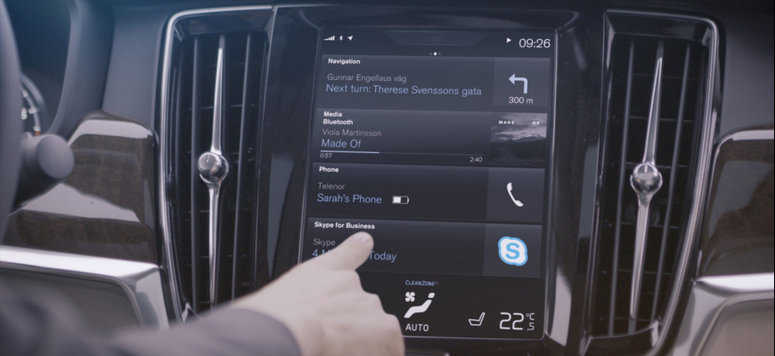 Volvo v autách ako prvé ponúkne Skype. Bez funkcie videohovoru