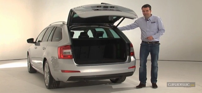 Nová Škoda Octavia 3 Combi: prvé video, pozrite si automaticky otváraný 610l kufor