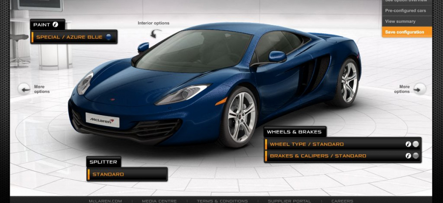 Poskladaj si svoj McLaren MP4-12C