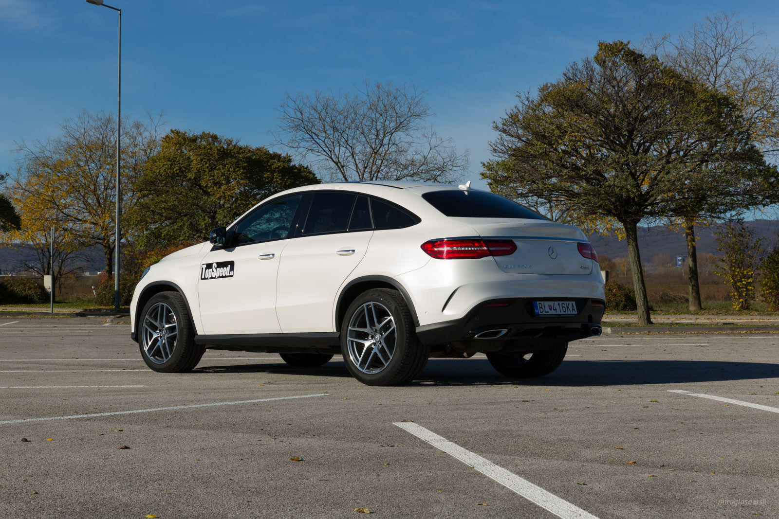 TopSpeed.sk test - Mercedes-Benz GLE Coupé 350d