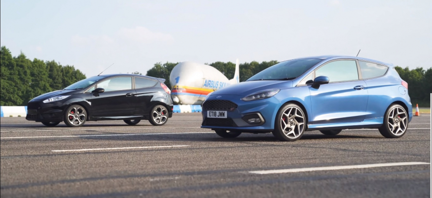 Drag race Fiesta ST, stará vs nová