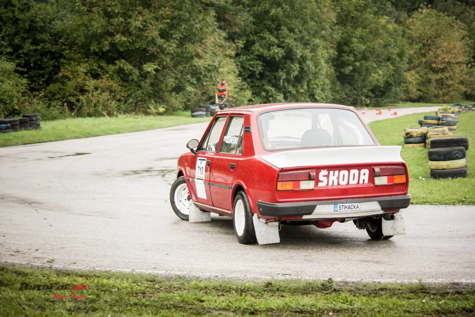 ČS Autoslalom v Dunajskej Strede bol poriadne šmykľavý