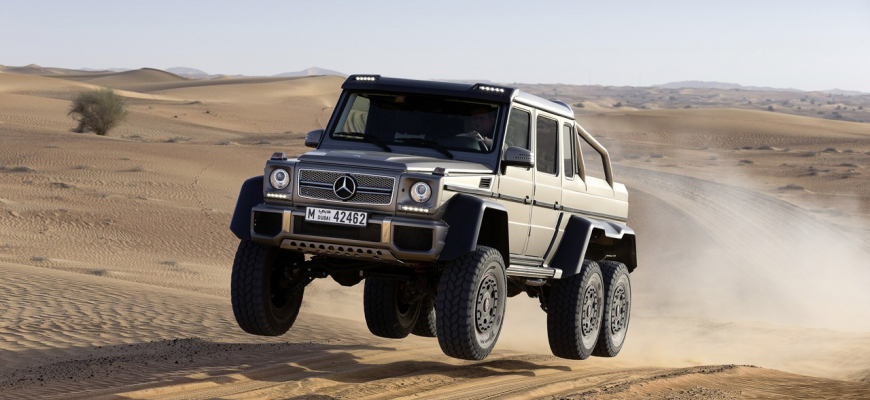 Mercedes G63 AMG 6x6 našiel svoj vrchol. Dostal pancierovanie!