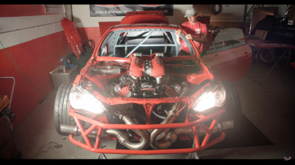 FERRARI V8 UŽ REVE V DRIFTÉRSKEJ GT86