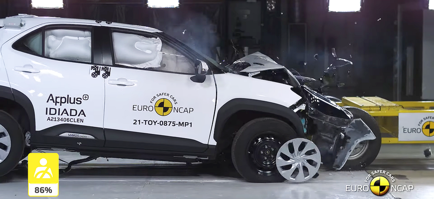 Toyota Yaris Cross Euro NCAP test: ako dopadol zodvihnutý derivát Auta roka 2021?