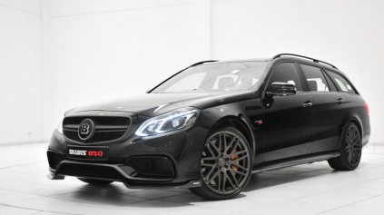 BRABUS 850 6.0 BITURBO ROZBEHNE E-CLASSE NA 350KM/H