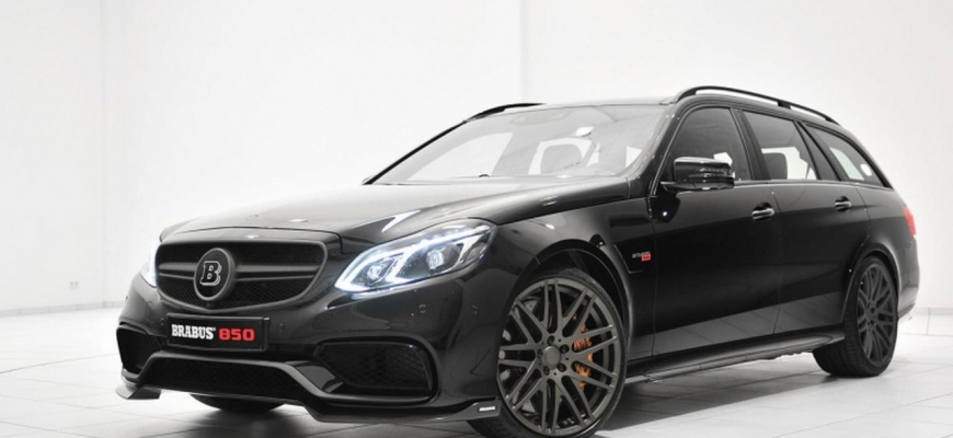 Brabus 850 6.0 Biturbo rozbehne E-classe na 350km/h