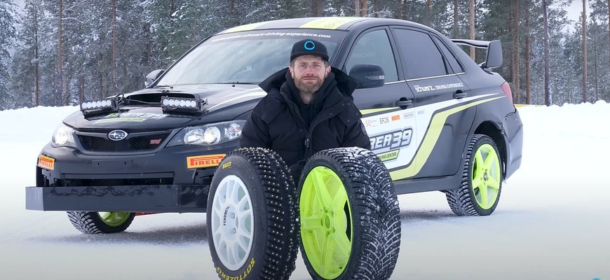 Cestné zimné pneumatiky s hrotmi verzus gumy z WRC. Rozdiel? Je väčší, ako si myslíte