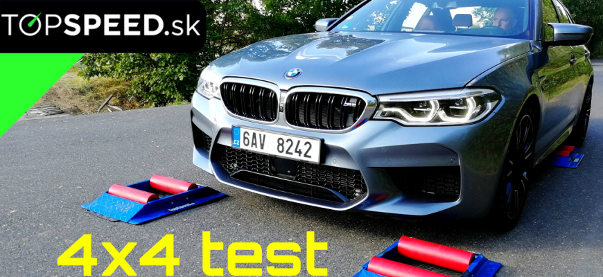 BMW M5 4x4 test inteligencie pohonu