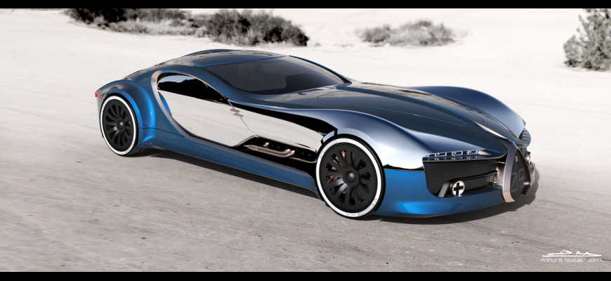 Pozrite sa na Bugatti Atlantic 21. storočia