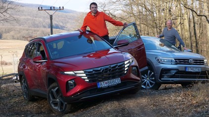 Porovnávací test Hyundai Tucson 1.6 CRDi htrac vs VW Tiguan 2.0 TDI 4motion