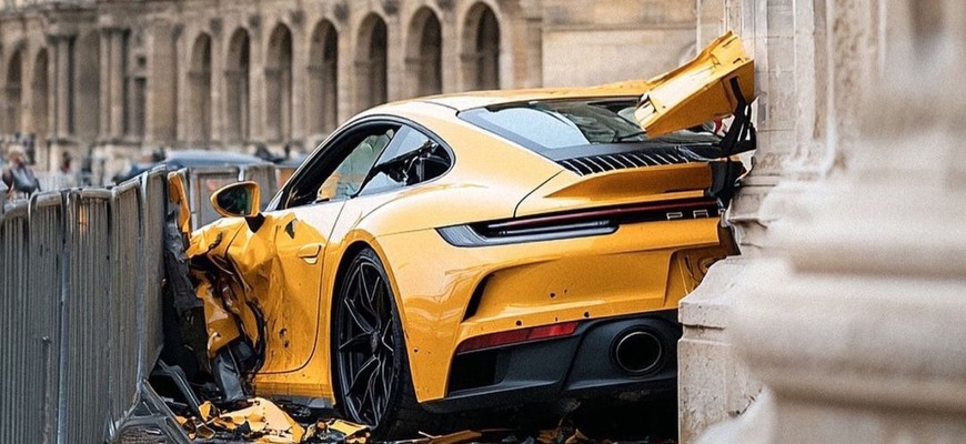 Rozbité Porsche 911 GT3 v Louvri ukazujú krehkosť ľudského života