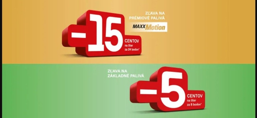 Máš body v OMV MyStation? Na 135 čerpačkách je zľava na palivo 5 a 15 centov za liter