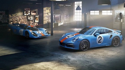 Toto jedinečné Porsche 911 Turbo S vo farbách Gulf je poctou lietajúcemu Mexičanovi