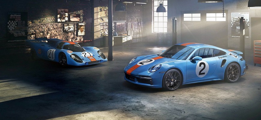 Toto jedinečné Porsche 911 Turbo S vo farbách Gulf je poctou lietajúcemu Mexičanovi
