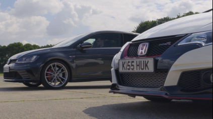 NAJRÝCHLEJŠIE PREDOKOLKY: GOLF GTI CS VS. CIVIC TYPE R