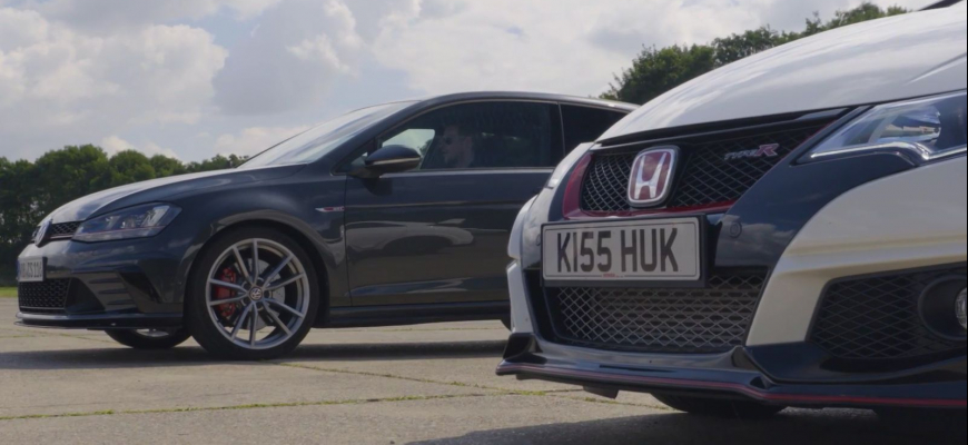 Najrýchlejšie predokolky: Golf GTI CS vs. Civic Type R