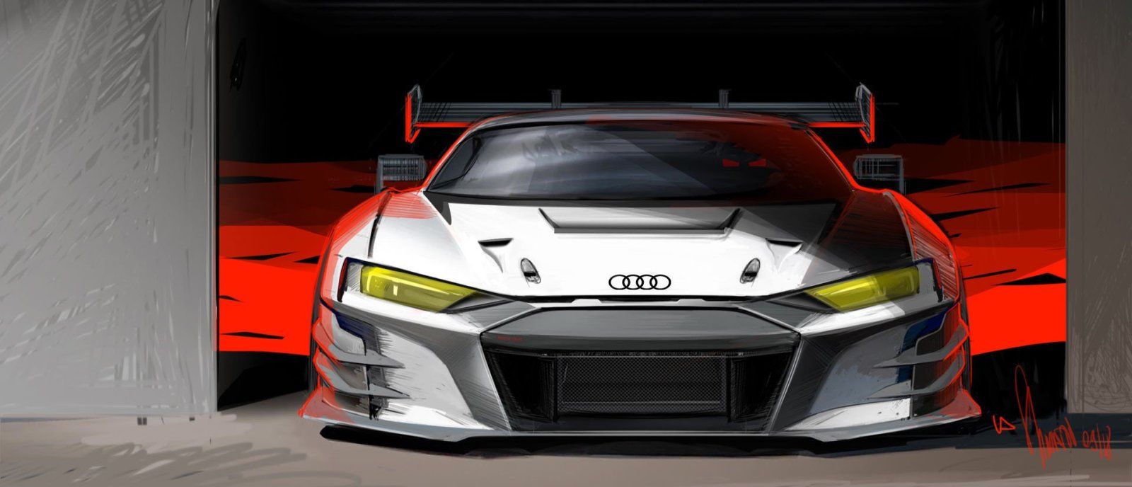 Vylepšené Audi R8 LMS naznačuje podobu omladenej R8