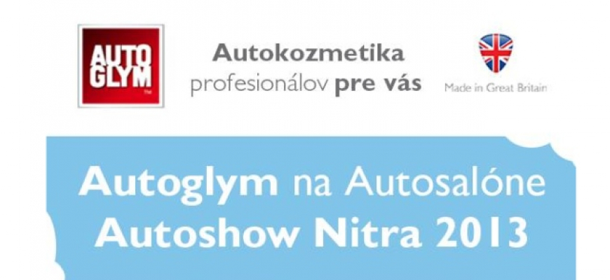 Autoglym pozýva na autosalón v Nitre, každý deň daruje špičkový HD wax