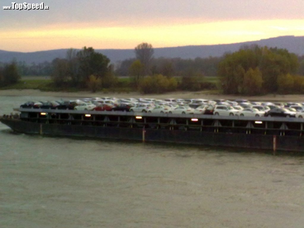 preprava áut po Dunaji