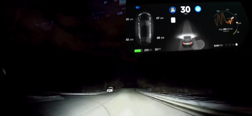 Možno vás to prekvapí, ale Autopilot Tesla funguje aj na snehu