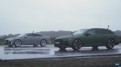 DRAG RACE AUDI RS6 PROTI RS7, SÚBOJ ROVNAKÝCH ÁUT?