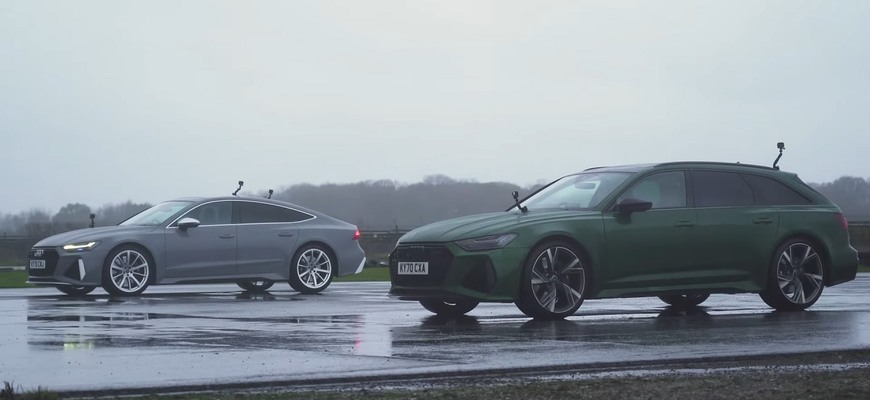 Drag race Audi RS6 proti RS7, súboj rovnakých áut?