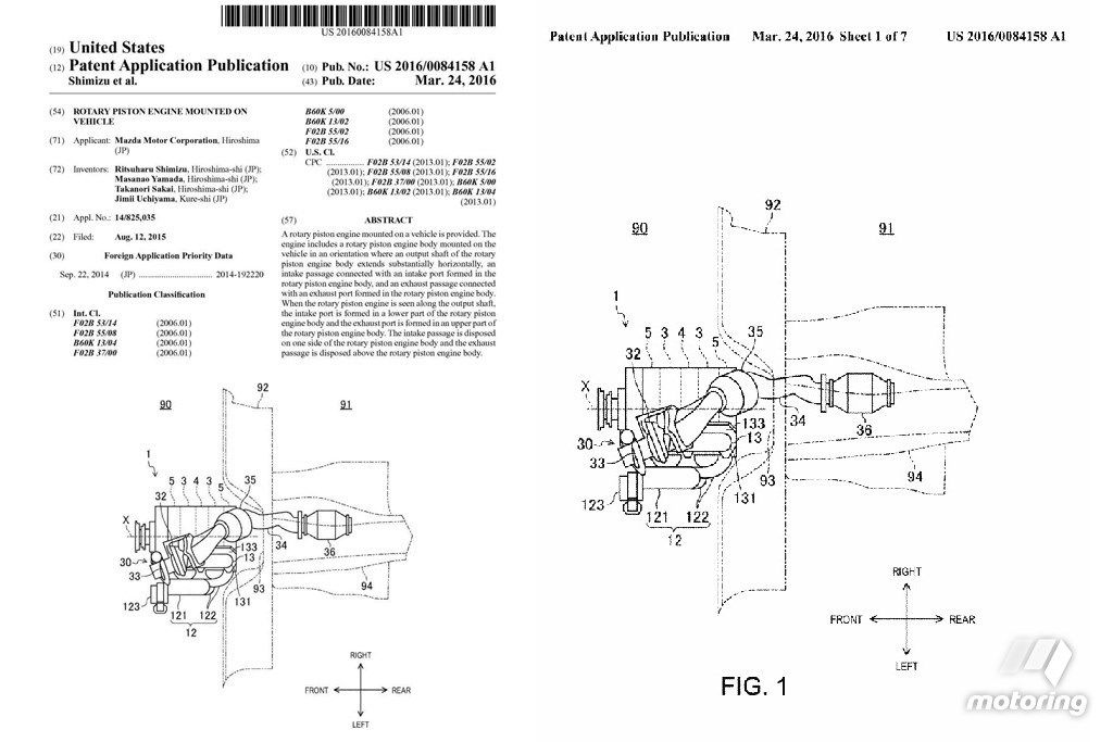 Mazda patentovala nový Wankel