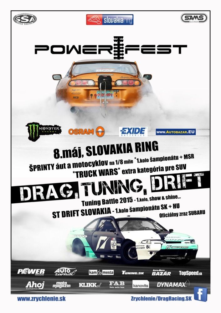 2015 PowerFest Slovakiaring plagat