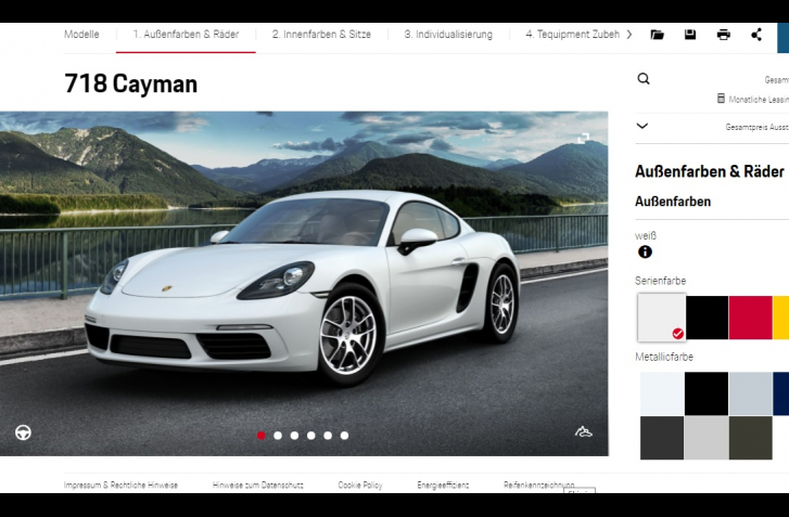 KONFIGURÁTOR PORSCHE JE SKUTOČNE SKVELÝ