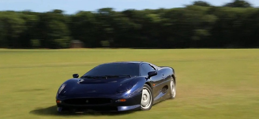 Toto neuvidíte každý deň, Jaguar XJ220 blbne na farme