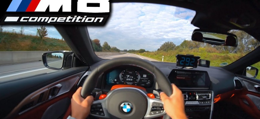 Čo dokážete za 37 sekúnd? BMW M8 Competition za ten čas zrýchli z 0 na 300 km/h