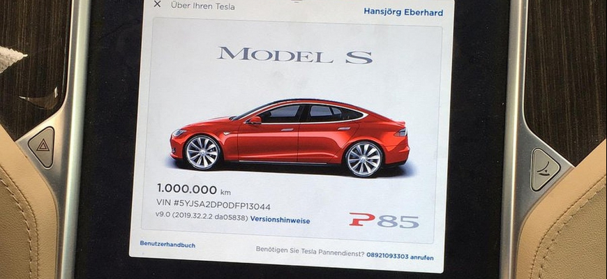 Tesla Model S je prvý elektromobil s milión km. Čo výmena dielov?
