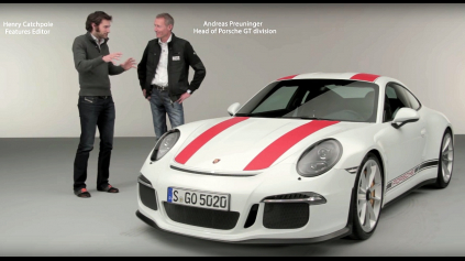 Keď Porsche 911 R predstavuje jej otec, štvrťhoďku nezavriete ústa!