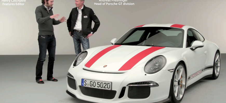 Keď Porsche 911 R predstavuje jej otec, štvrťhoďku nezavriete ústa!