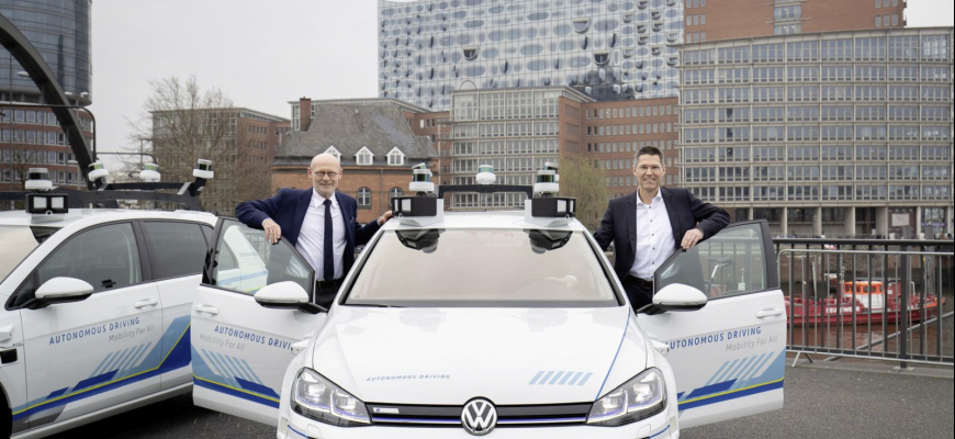 Autonómna jazda v podaní VW v Hamburgu
