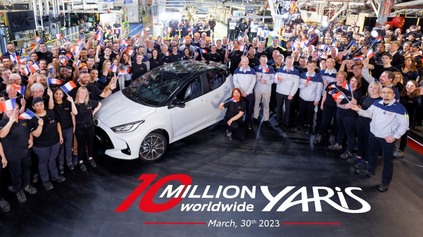 TOYOTA YARIS 10 MILIÓNOV PREDANÝCH KUSOV PREKONALA ZA ŠTVRŤ STOROČIA