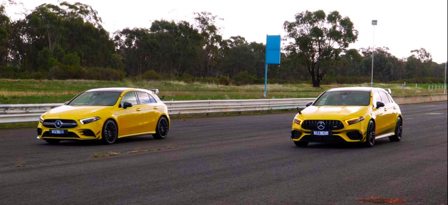 Mercedes AMG A45 S vs AMG A35. Rozdiel, ktorý vídíte a cítite