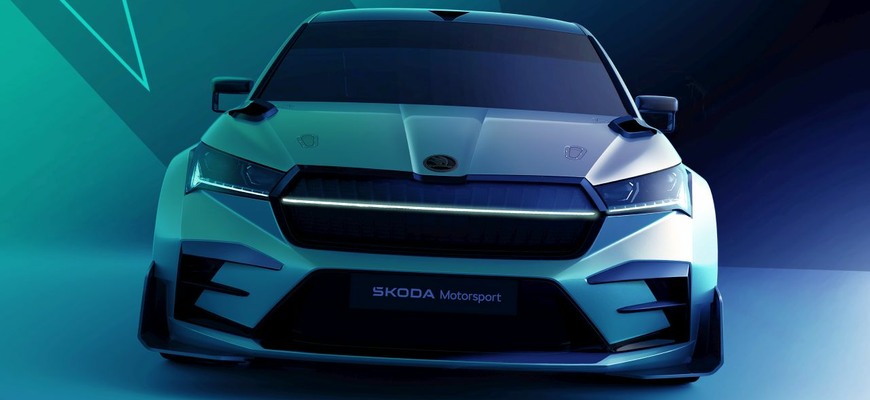 Prvý náčrt nového konceptu Škoda Enyaq RS Race! Česi chystajú súťažný elektromobil