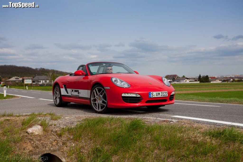 Porsche Boxster S snáď ani nemože vyzerať lepšie :)