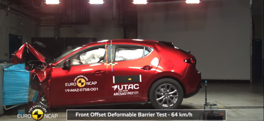 Nová Mazda 3 Euro NCAP prešla s výborným výsledkom