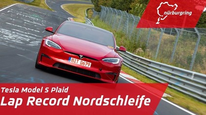 Tesla Model S Plaid vymazala na Nürburgringu rekord Porsche Taycan Turbo S o viac ako 8 sekúnd