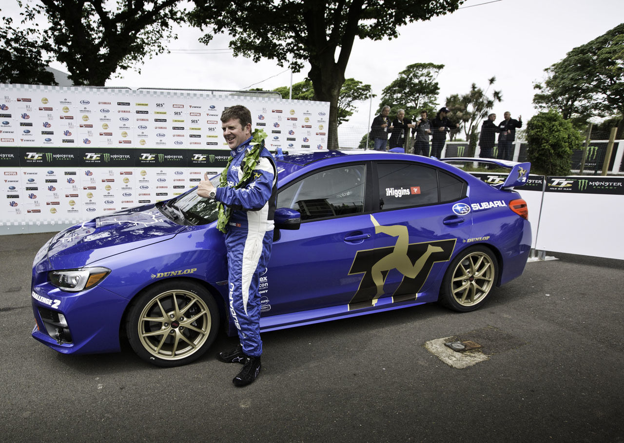 2014 Subaru rekord Mark Higgins Isle of  Man TT