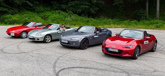 Veľké porovnanie: Mazda MX-5 typy NA, NB, NC a ND