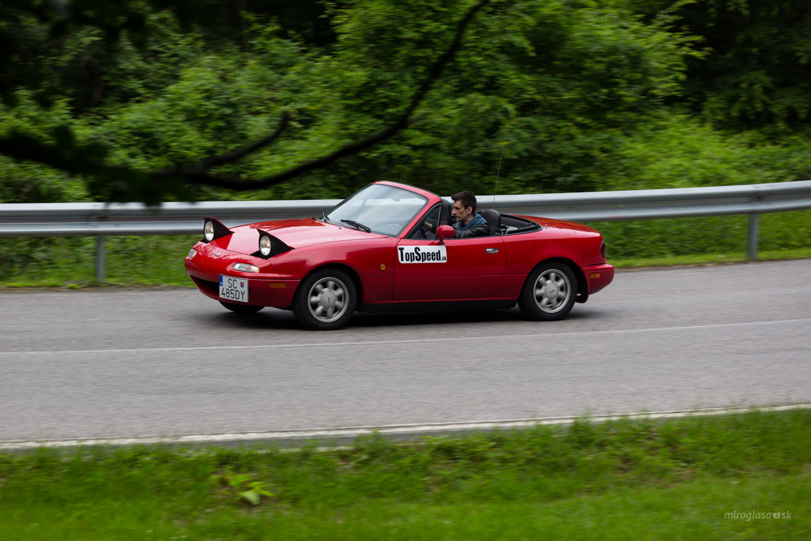 TopSpeed.sk porovnávací test Mazda MX-5 NA, NB, NC, ND