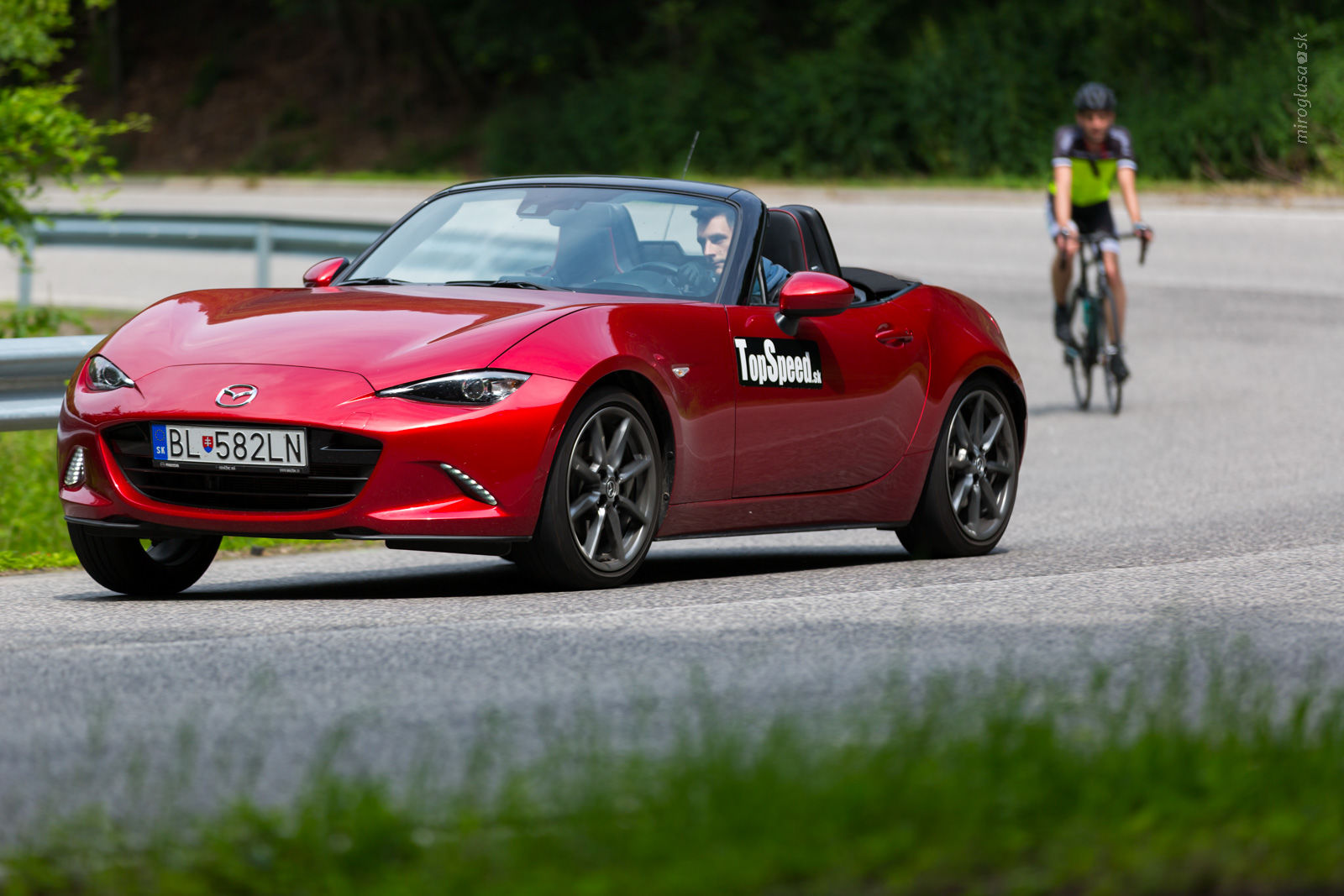 TopSpeed.sk porovnávací test Mazda MX-5 NA, NB, NC, ND