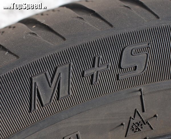 Skutočné pneu určené pre zimu nenesú len označenie M+S, teda Mud + Snow, ale musia mať aj samostatný znak hôr a vločky