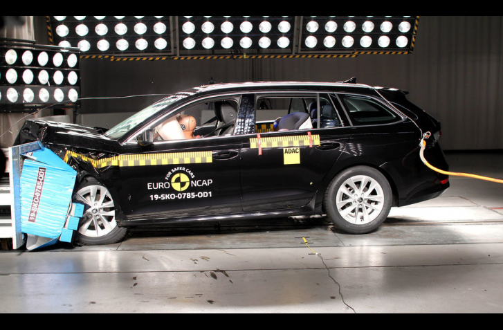 ŠKODA OCTAVIA IV POTVRDILA OČAKÁVANIA. V EURO NCAP MÁ 5 HVIEZD