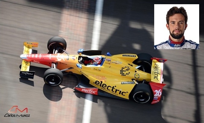 Pretekár IndyCar Carlos Munoz jazdil v Kart1 Arene