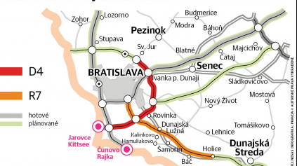 Štát vraj potichu zužuje plánované diaľnice okolo Bratislavy D4 a R7, tvrdí OZ Triblavina
